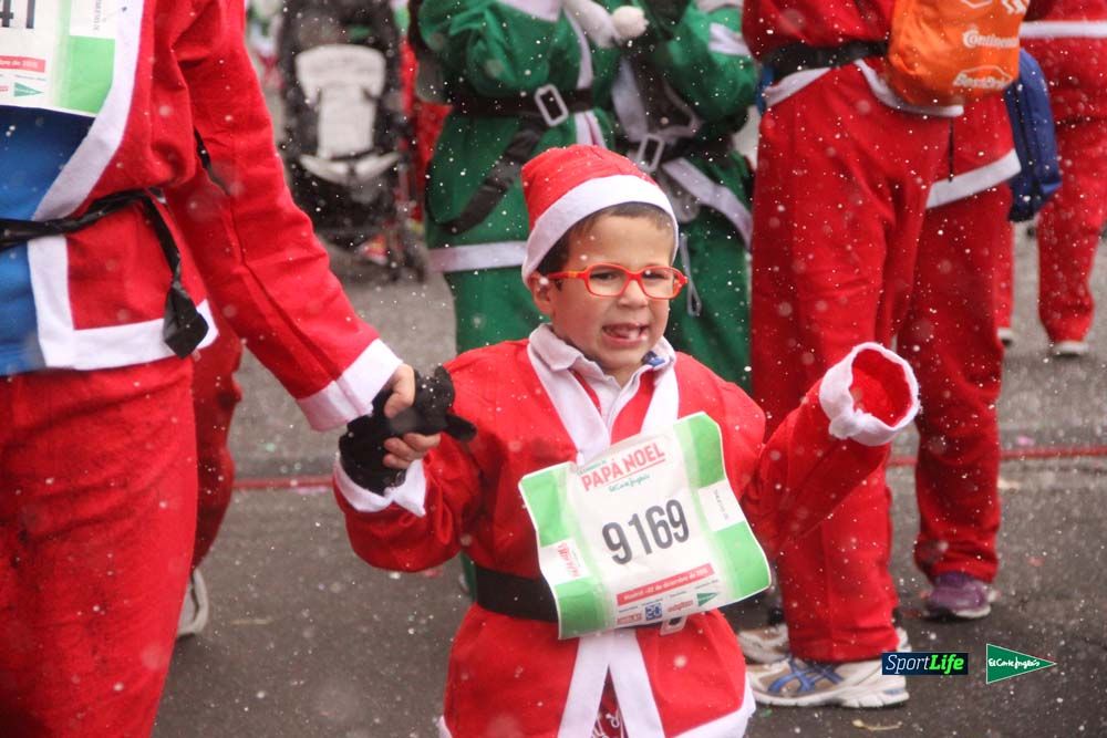Carrera Papa Noel entrada en meta