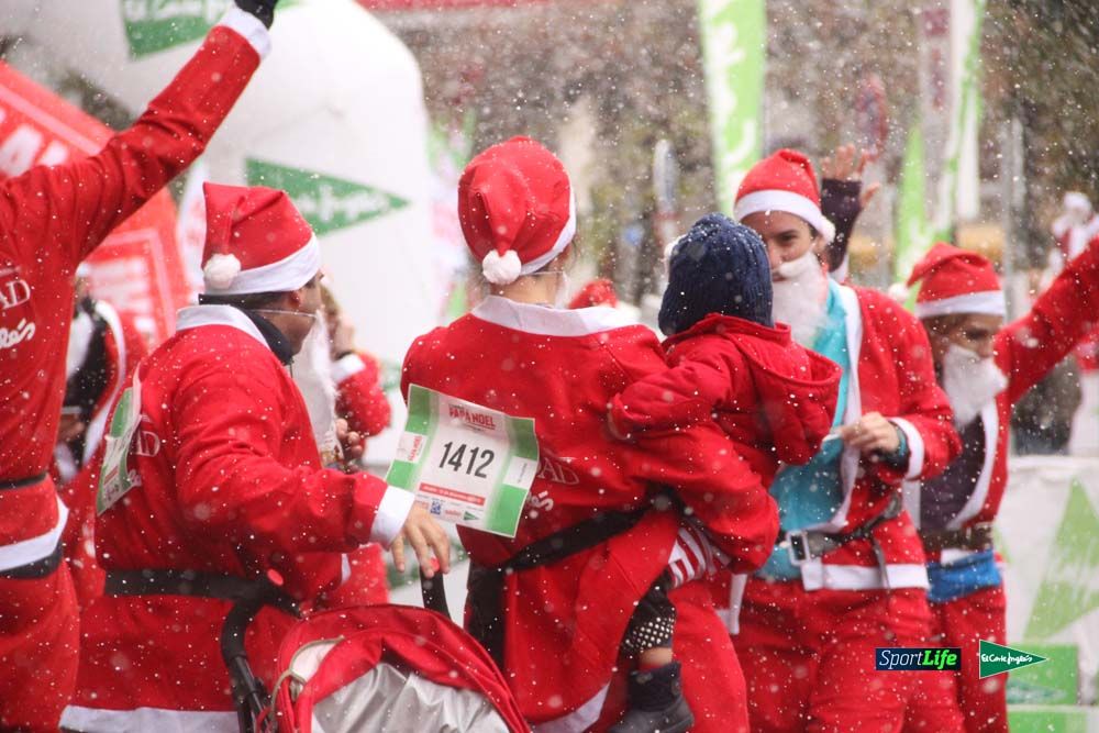 Carrera Papa Noel entrada en meta