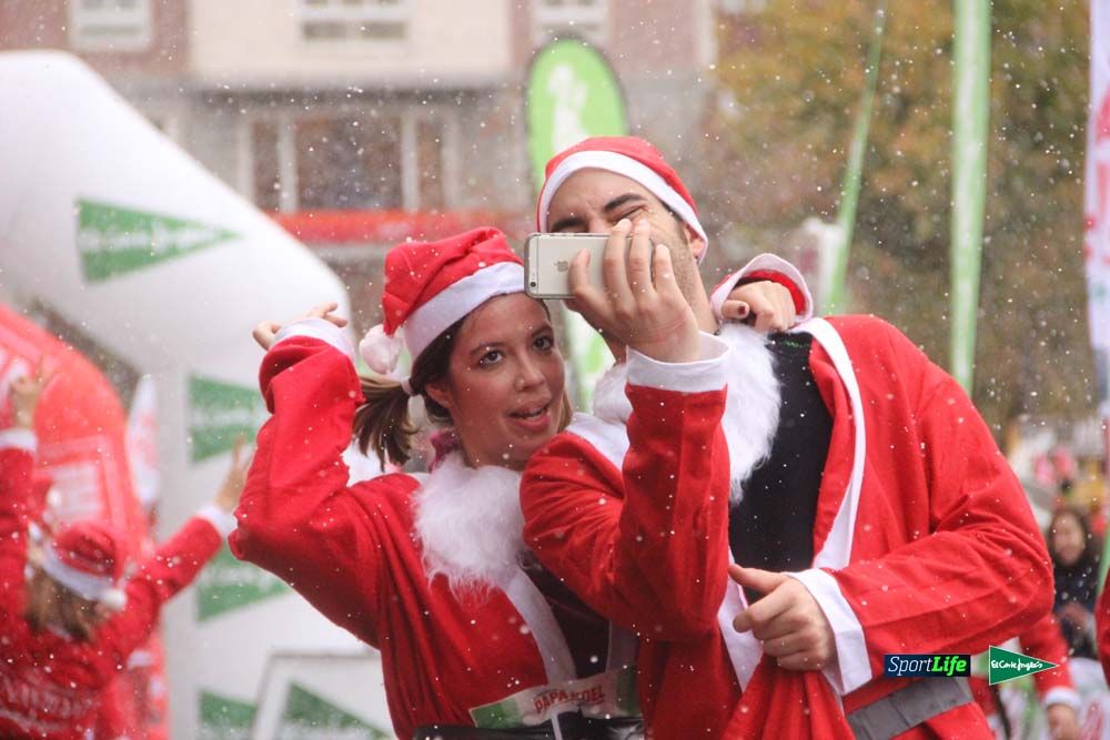 Carrera Papa Noel entrada en meta