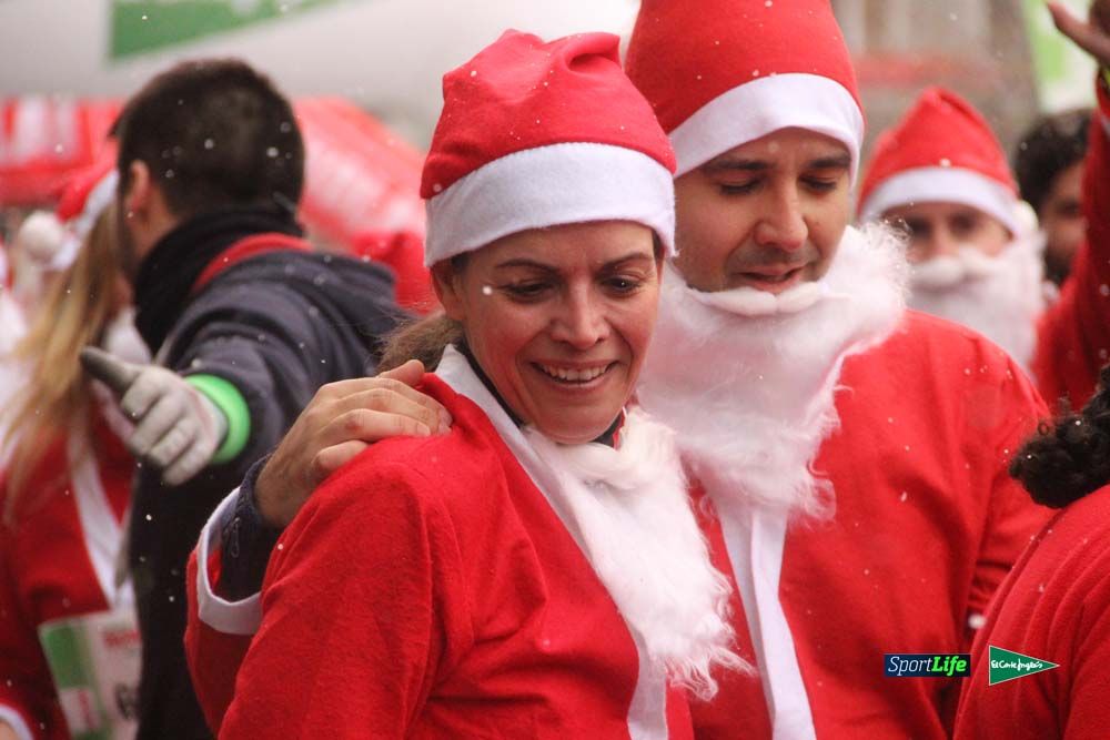 Carrera Papa Noel entrada en meta