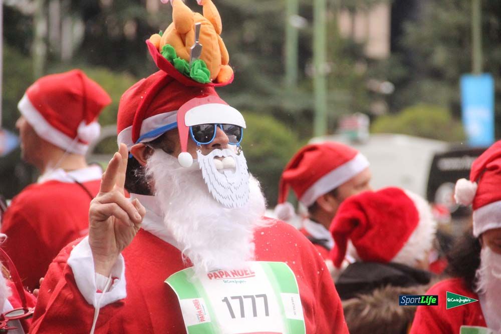 Carrera Papa Noel entrada en meta