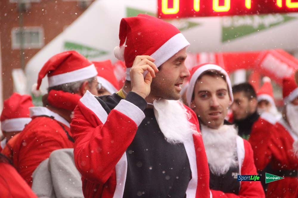 Carrera Papa Noel entrada en meta