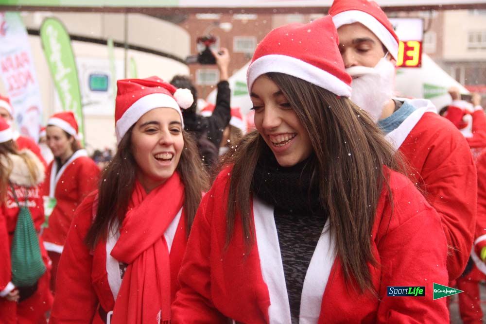 Carrera Papa Noel entrada en meta