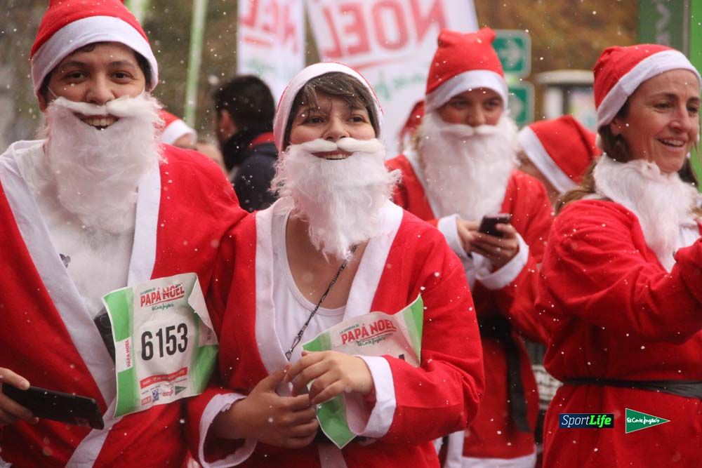 Carrera Papa Noel entrada en meta