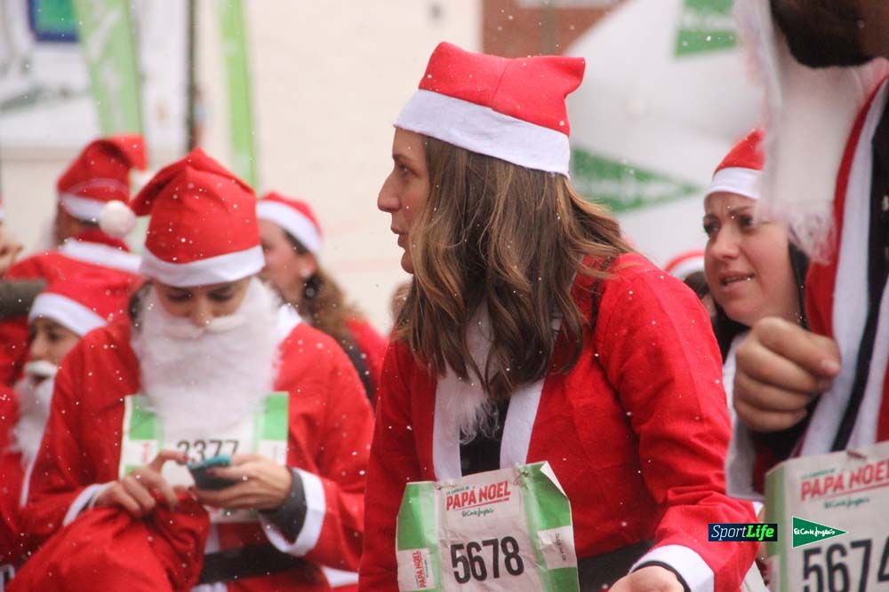 Carrera Papa Noel entrada en meta