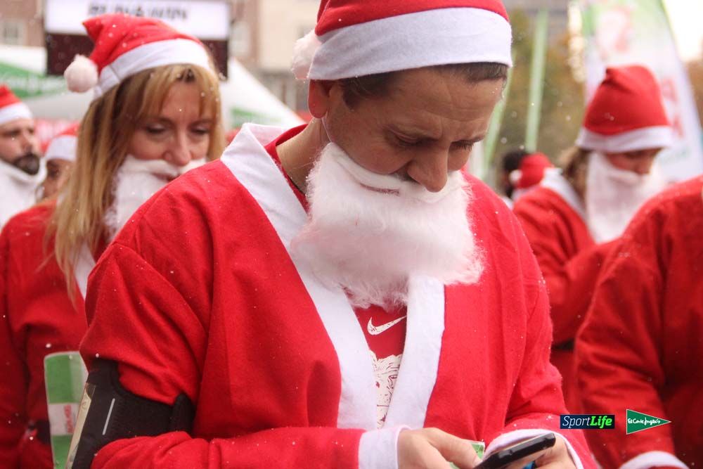 Carrera Papa Noel entrada en meta