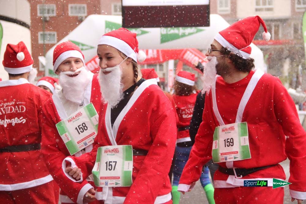 Carrera Papa Noel entrada en meta