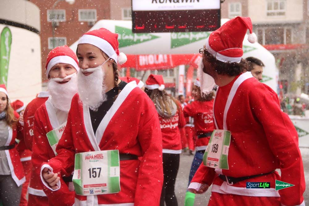 Carrera Papa Noel entrada en meta