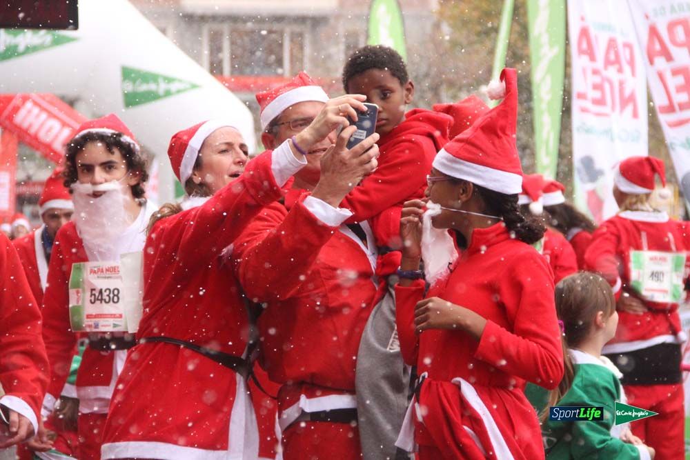 Carrera Papa Noel entrada en meta