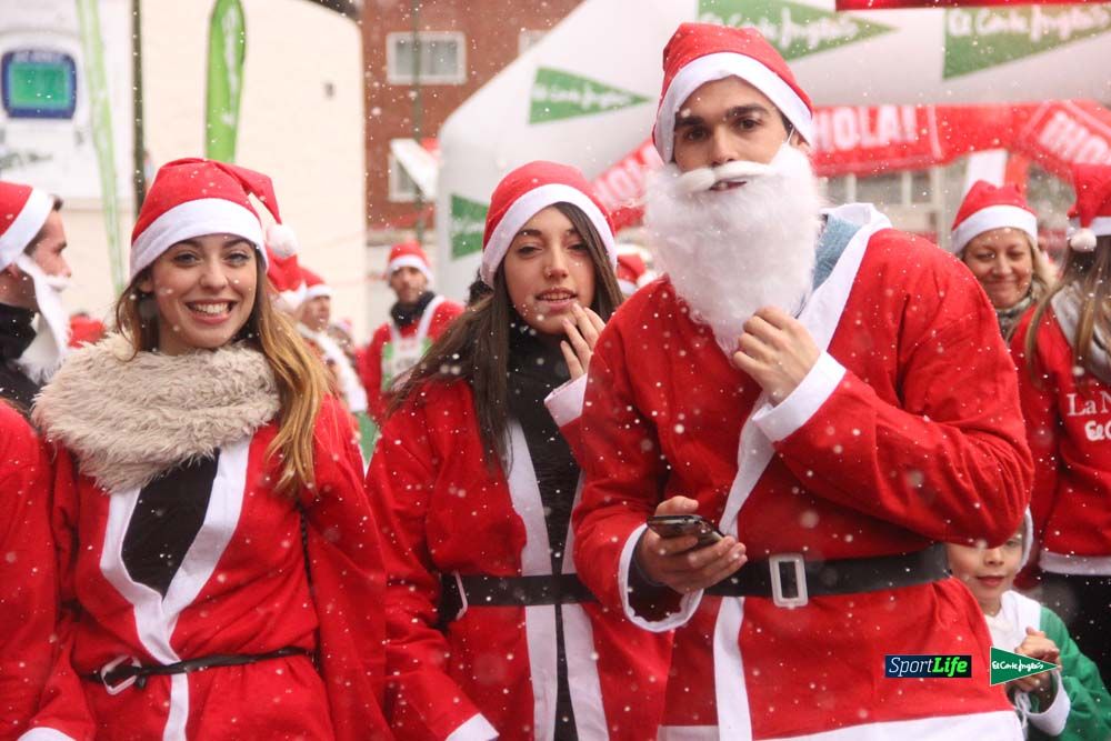 Carrera Papa Noel entrada en meta