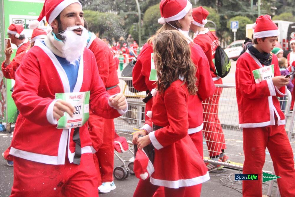 Carrera Papa Noel entrada en meta