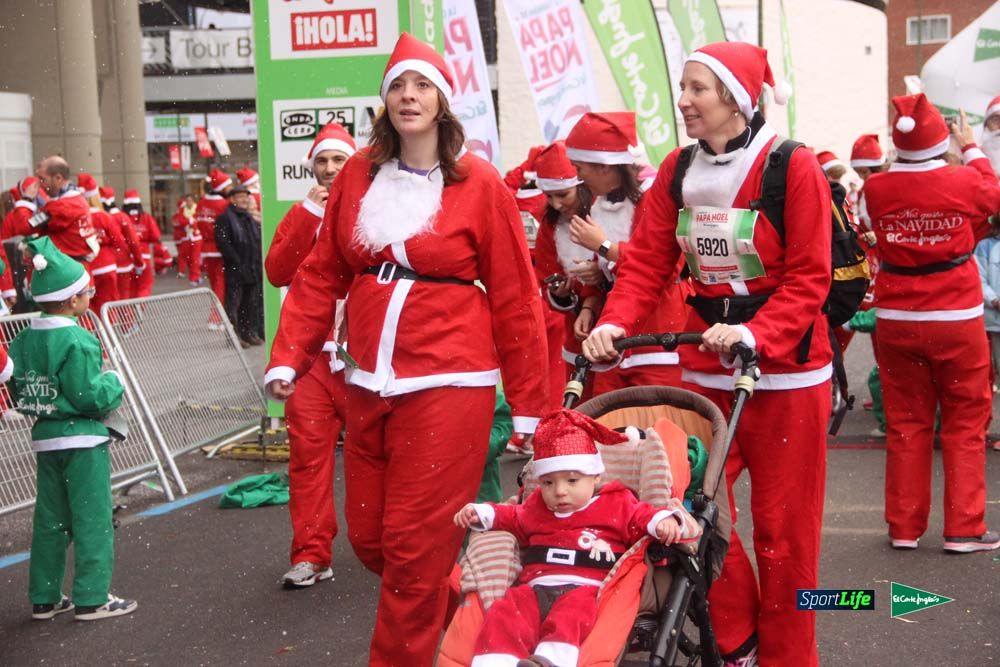 Carrera Papa Noel entrada en meta