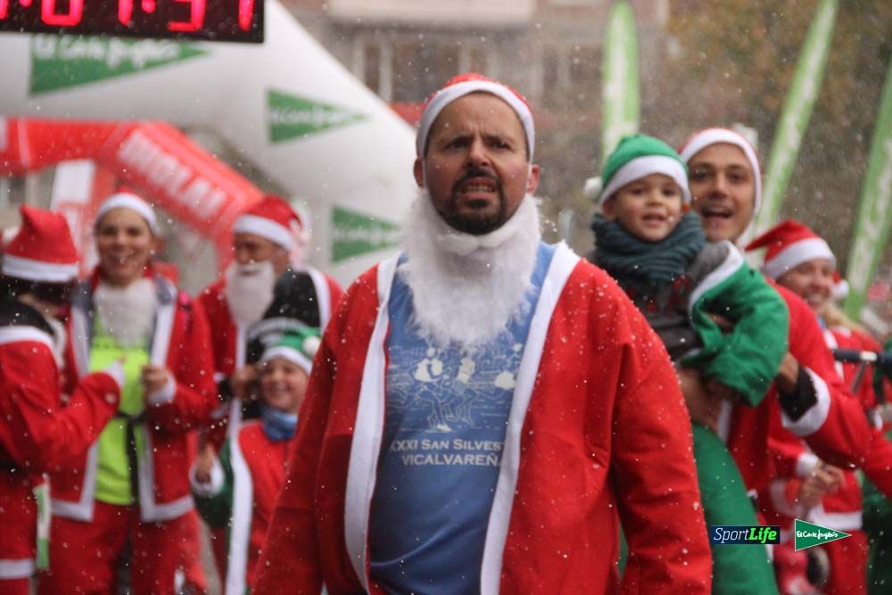 Carrera Papa Noel entrada en meta