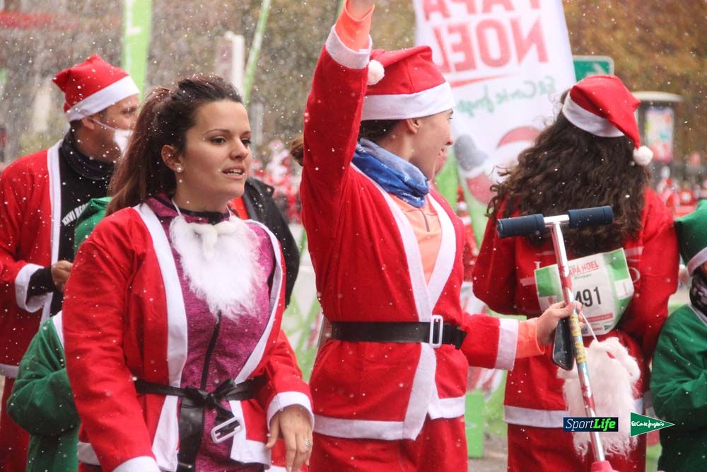 Carrera Papa Noel entrada en meta