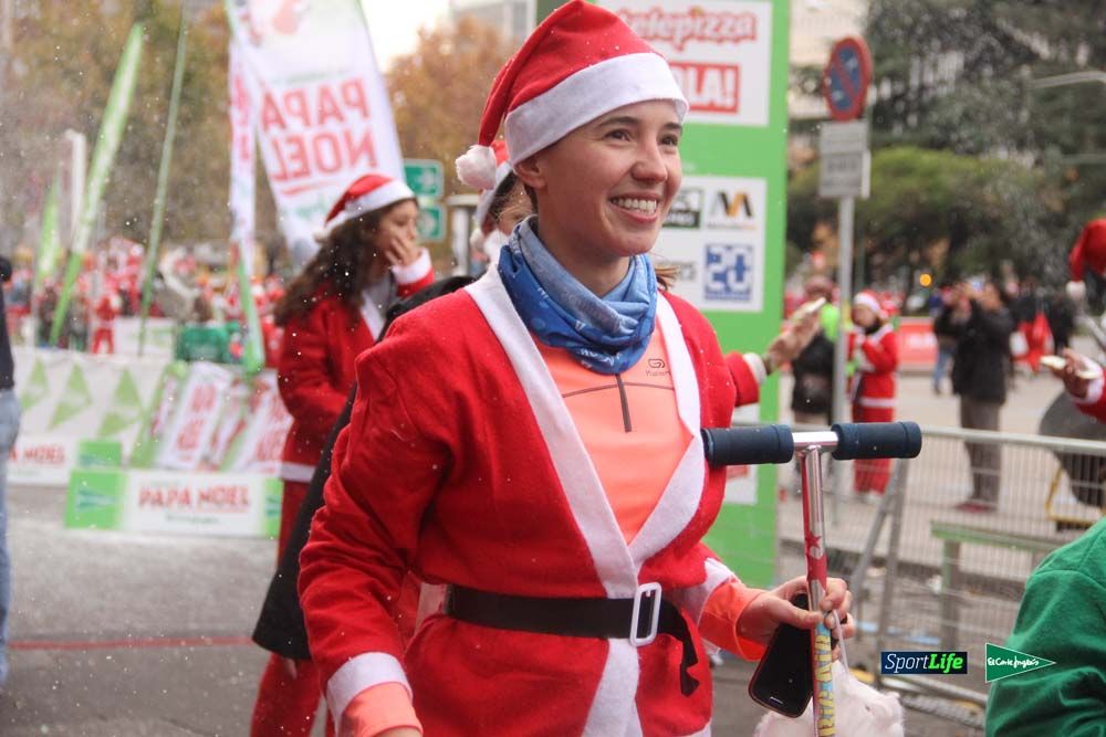 Carrera Papa Noel entrada en meta