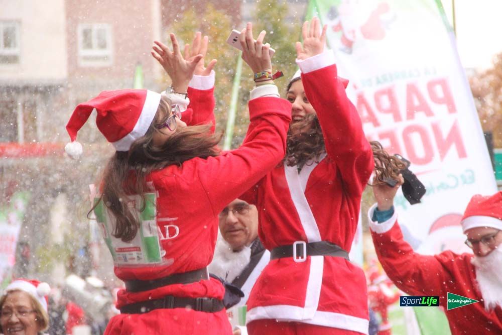 Carrera Papa Noel entrada en meta