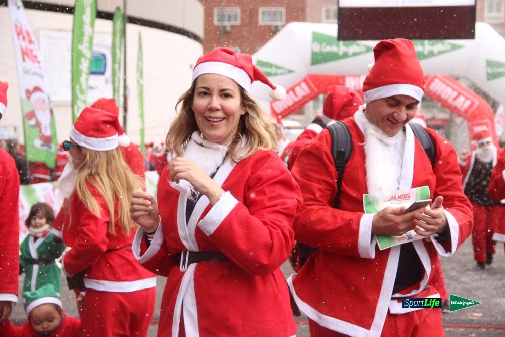 Carrera Papa Noel entrada en meta