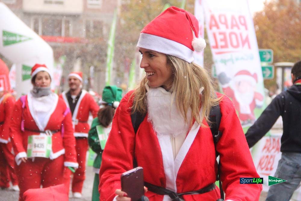 Carrera Papa Noel entrada en meta