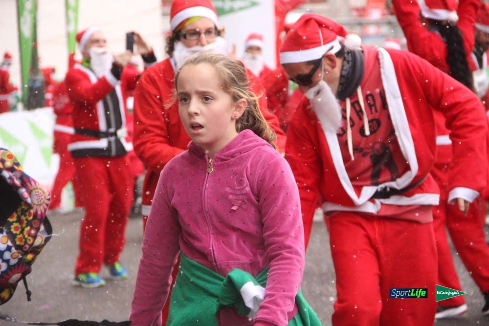 Carrera Papa Noel entrada en meta