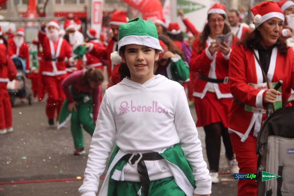 Carrera Papa Noel entrada en meta