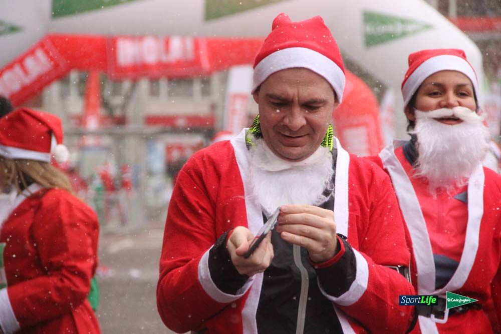 Carrera Papa Noel entrada en meta