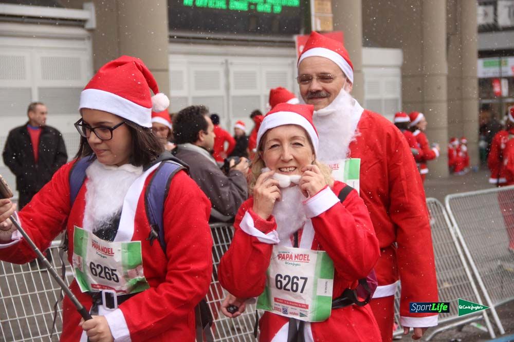 Carrera Papa Noel entrada en meta
