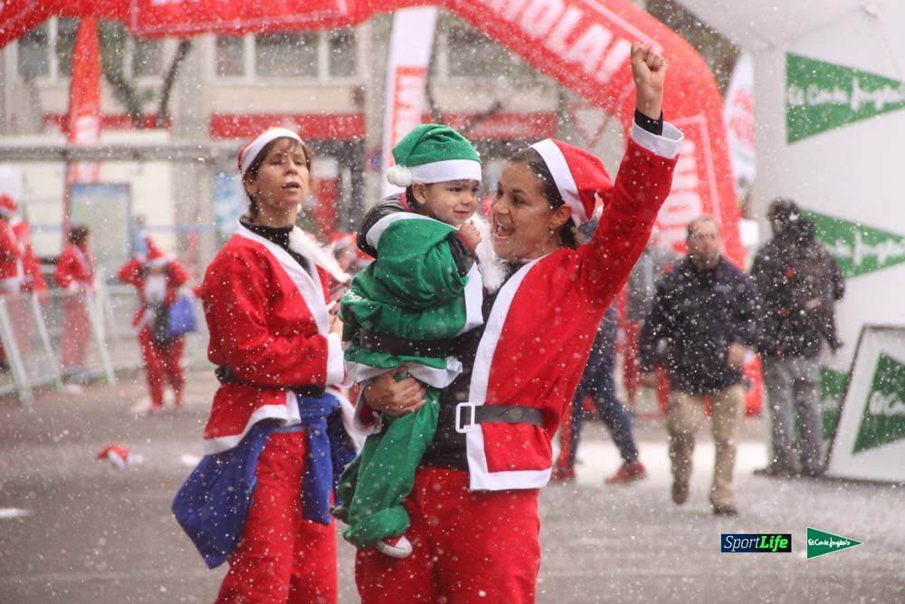 Carrera Papa Noel entrada en meta