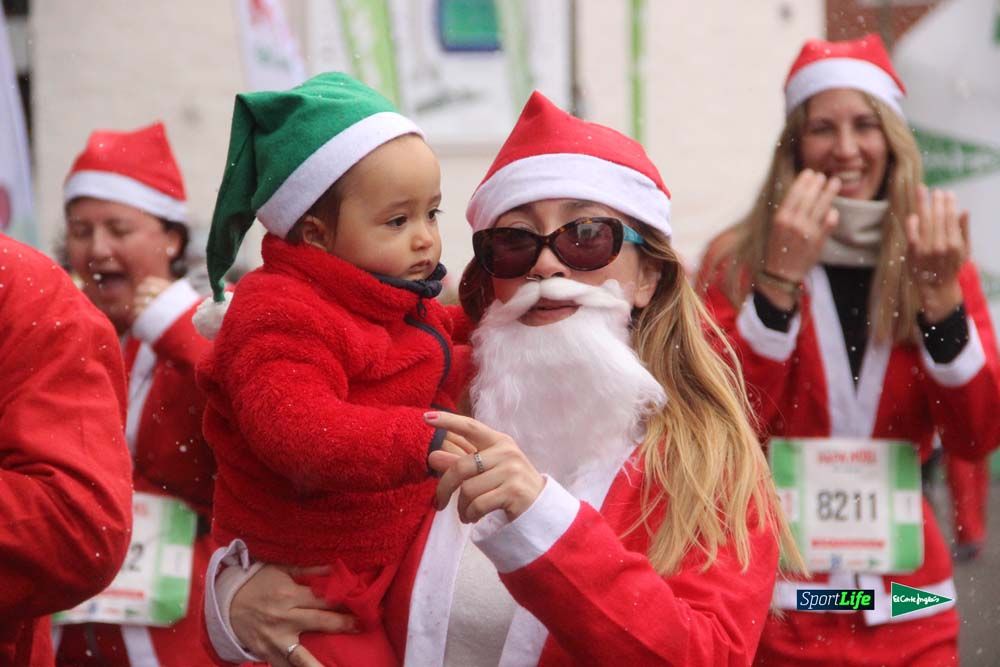 Carrera Papa Noel entrada en meta