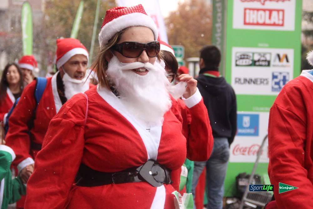 Carrera Papa Noel entrada en meta