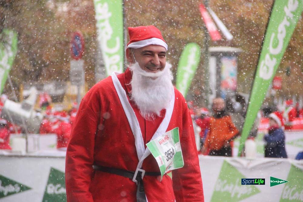 Carrera Papa Noel entrada en meta