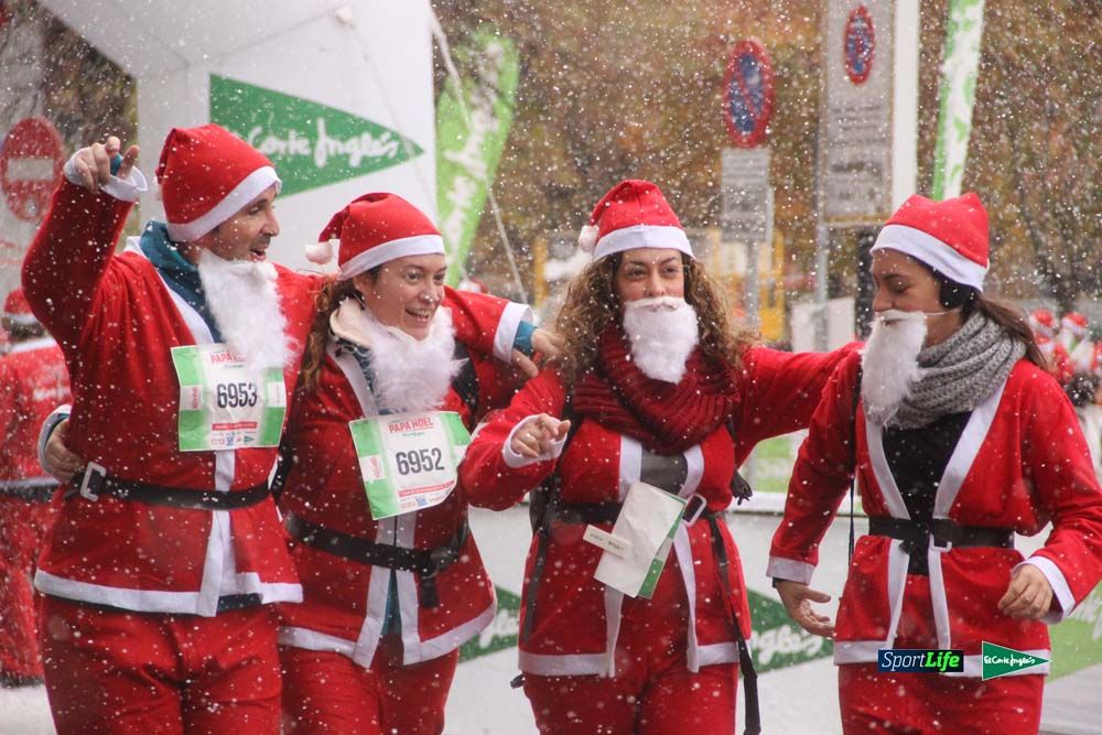 Carrera Papa Noel entrada en meta