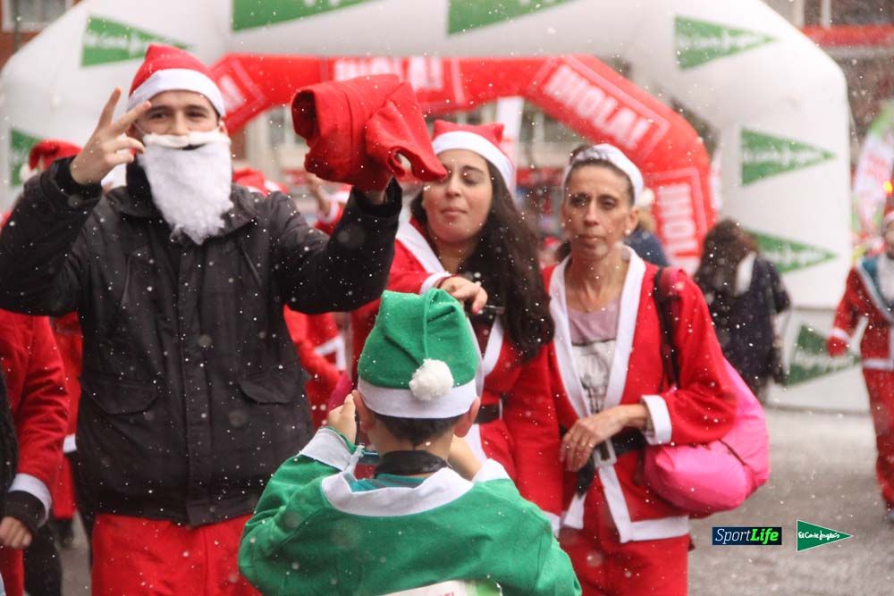 Carrera Papa Noel entrada en meta
