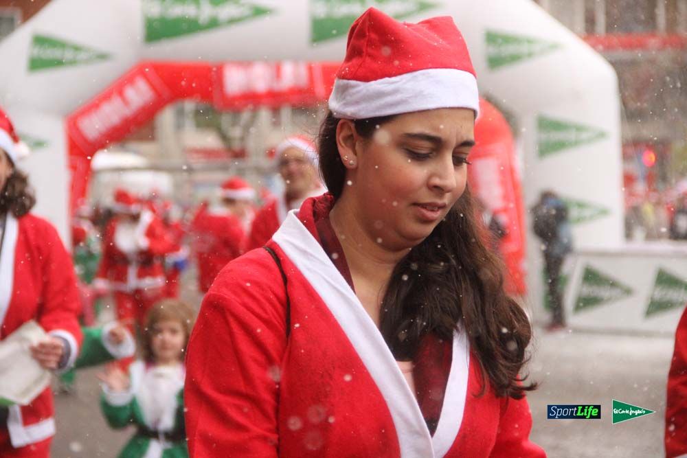 Carrera Papa Noel entrada en meta