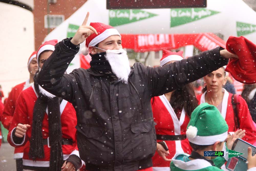 Carrera Papa Noel entrada en meta