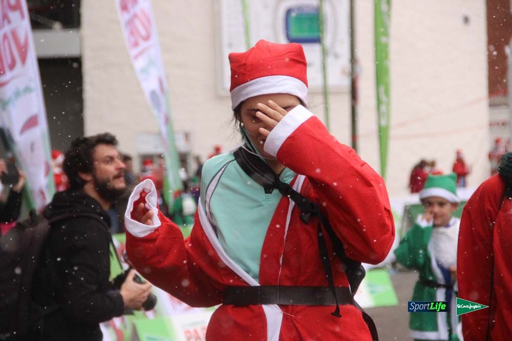 Carrera Papa Noel entrada en meta