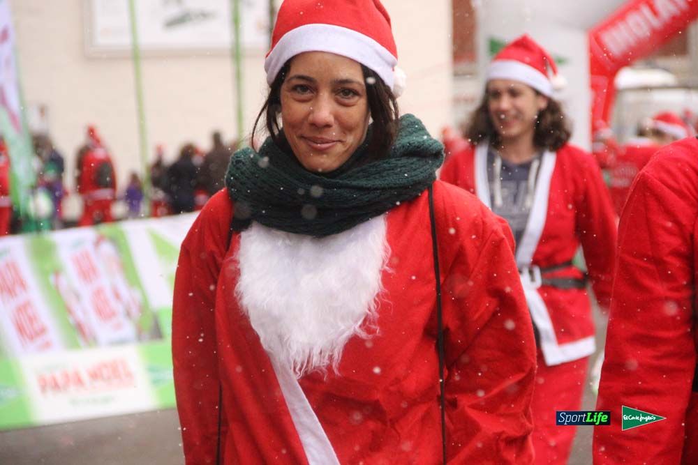 Carrera Papa Noel entrada en meta