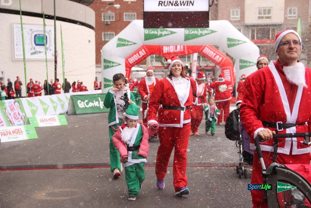 Carrera Papa Noel entrada en meta