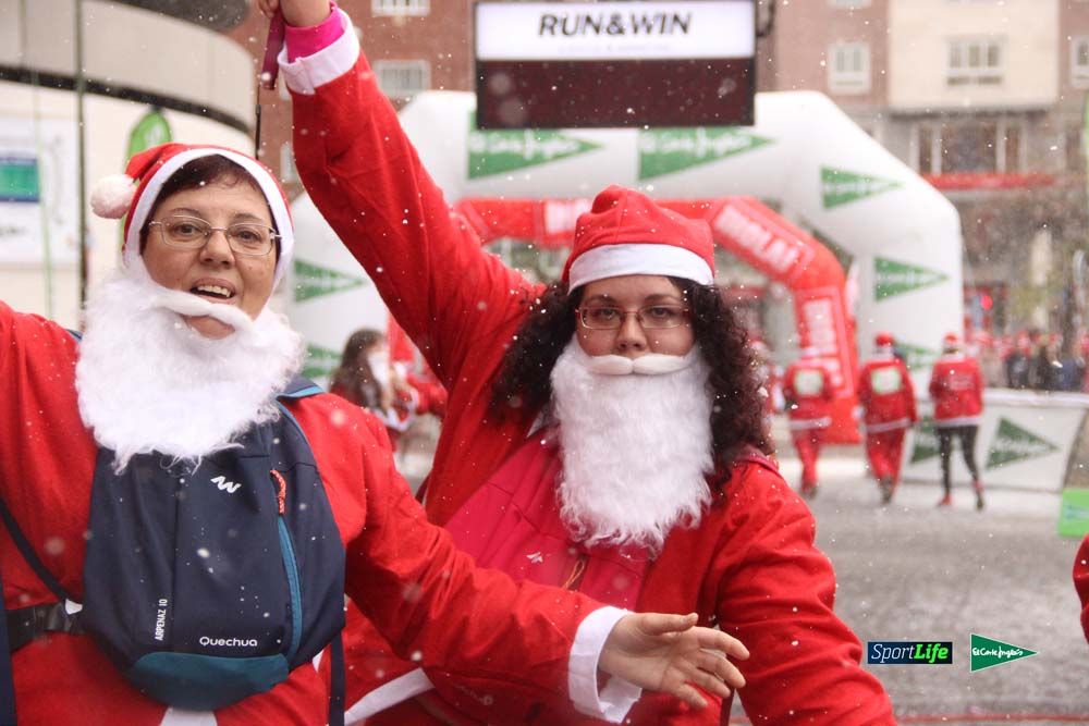 Carrera Papa Noel entrada en meta