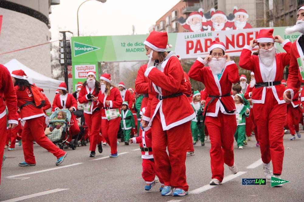 Galería de la Carrera de Papá Noel, ambiente, salida y entra en meta hasta el minuto 25