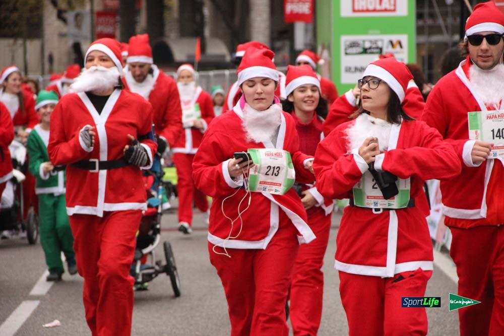 Galería de la Carrera de Papá Noel, ambiente, salida y entra en meta hasta el minuto 25