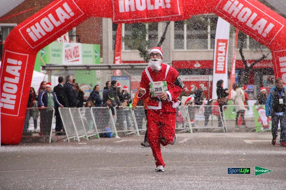 Galería de la Carrera de Papá Noel, ambiente, salida y entra en meta hasta el minuto 25