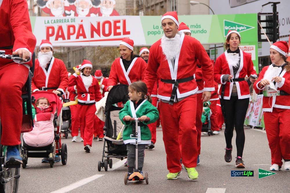 Galería de la Carrera de Papá Noel, ambiente, salida y entra en meta hasta el minuto 25