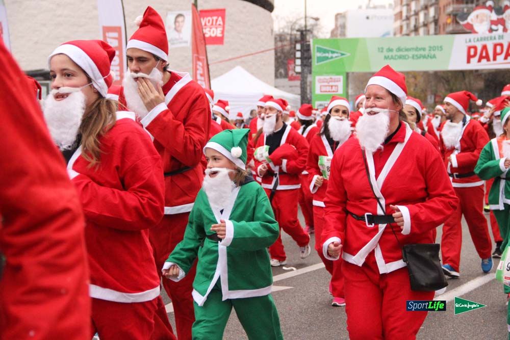 Galería de la Carrera de Papá Noel, ambiente, salida y entra en meta hasta el minuto 25