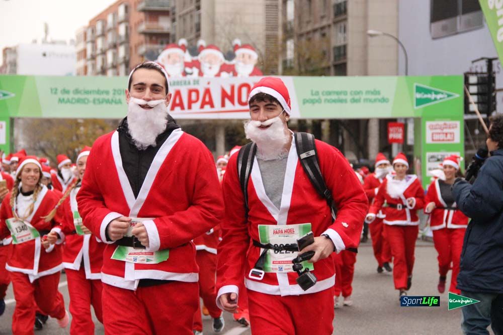 Galería de la Carrera de Papá Noel, ambiente, salida y entra en meta hasta el minuto 25