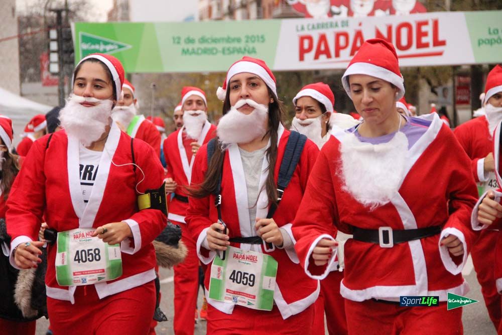 Galería de la Carrera de Papá Noel, ambiente, salida y entra en meta hasta el minuto 25