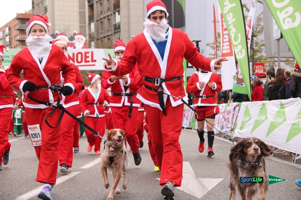 Galería de la Carrera de Papá Noel, ambiente, salida y entra en meta hasta el minuto 25