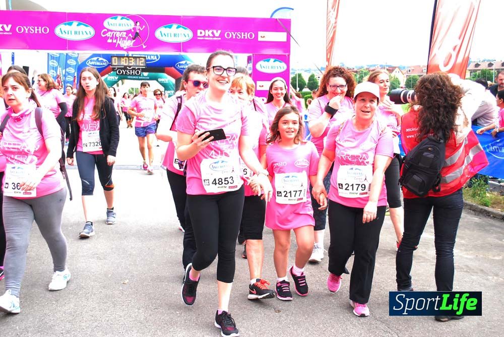 Carrera de la Mujer Gijón meta 6 (de 1h 01 a 1h 10)