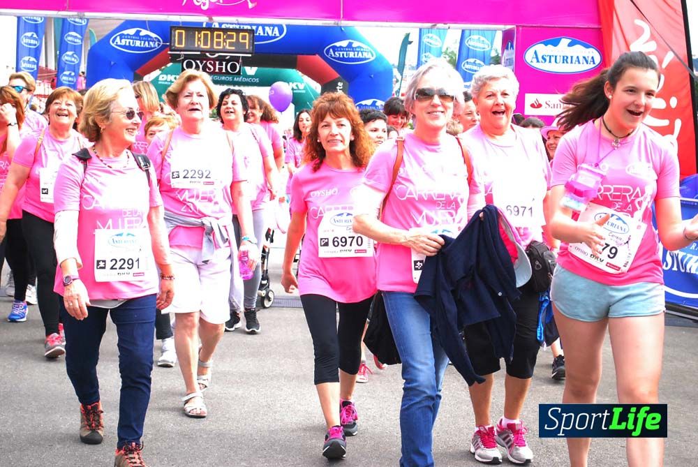 Carrera de la Mujer Gijón meta 6 (de 1h 01 a 1h 10)