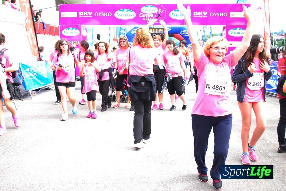 Carrera de la Mujer Gijón meta 6 (de 1h 01 a 1h 10)