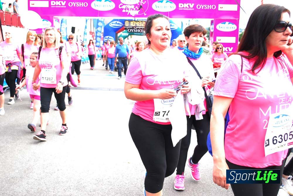 Carrera de la Mujer Gijón meta 6 (de 1h 01 a 1h 10)